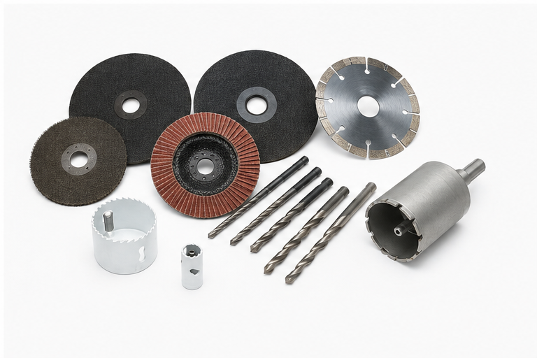 Abrasifs, disques de coupe et forets